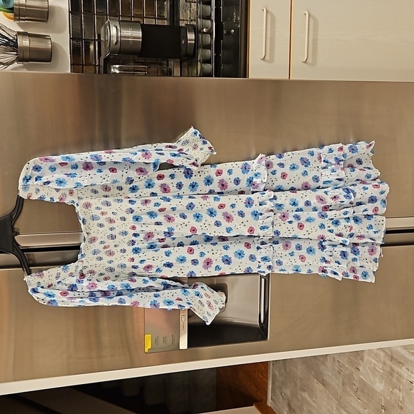 💕LOVESHACKFANCY💕 Miri Midi Dress ~ Deep Cotton Candy 1000% Cotton Size P NWT - Picture 10 of 16